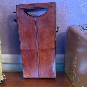 Avant-Garde Hard Leather Tote Made in India